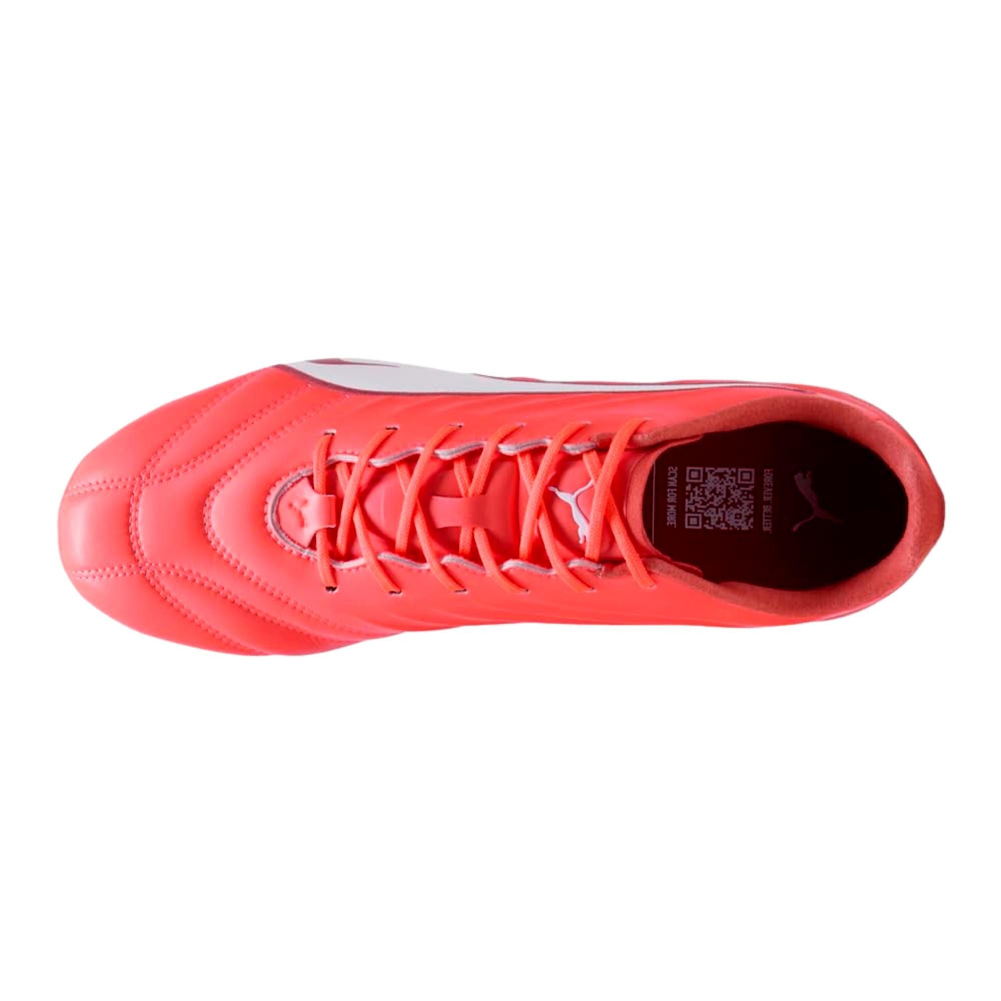 Puma King Pro FG / AG Glowing Red - White - Red Fire 108308-01 Size US 13 / EU 46 - 3 Thumbnail