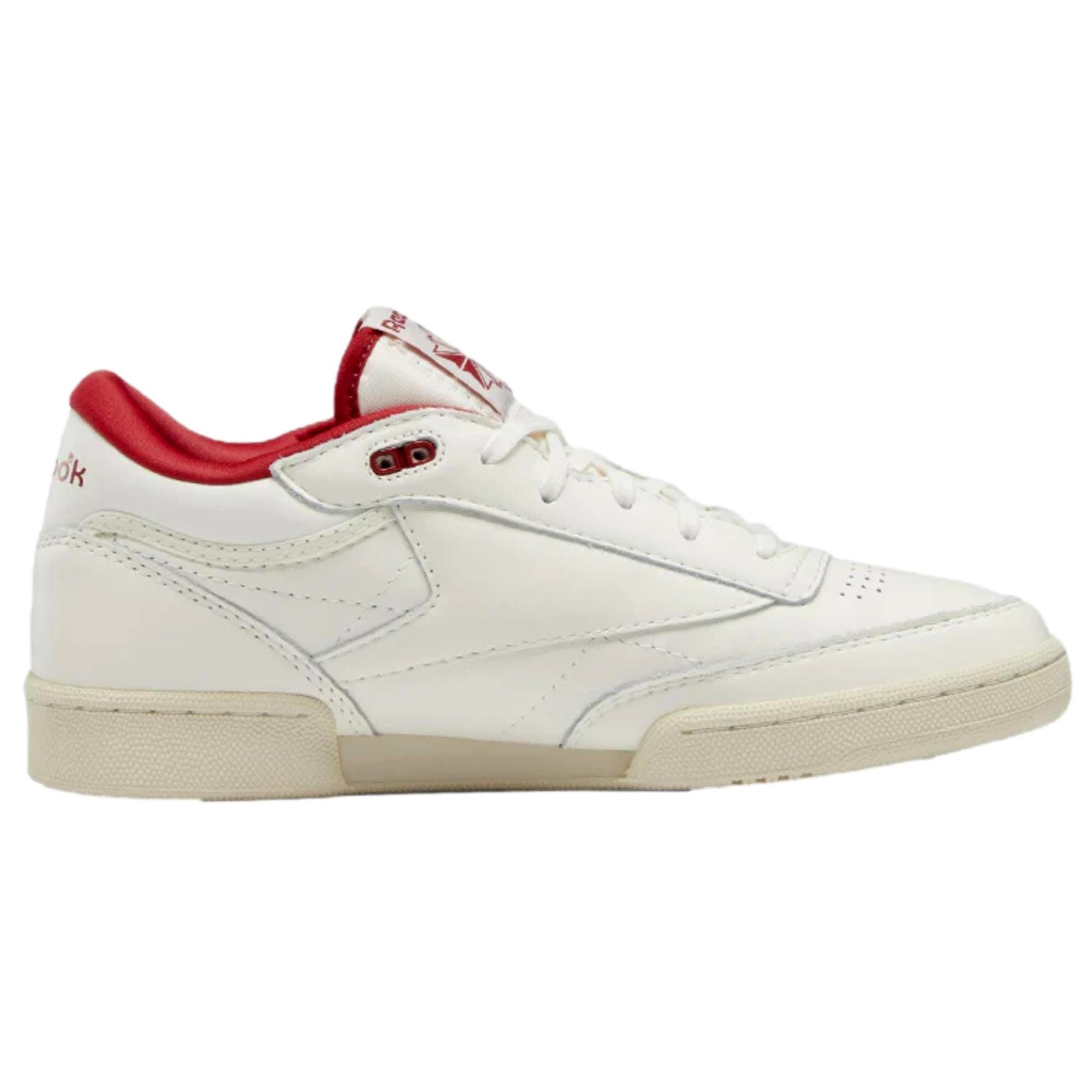 Reebok Club C Mid II Vintage Chalk / Alabaster / Flash Red GY9690 Size US 13 / EU 46 - 2 Thumbnail