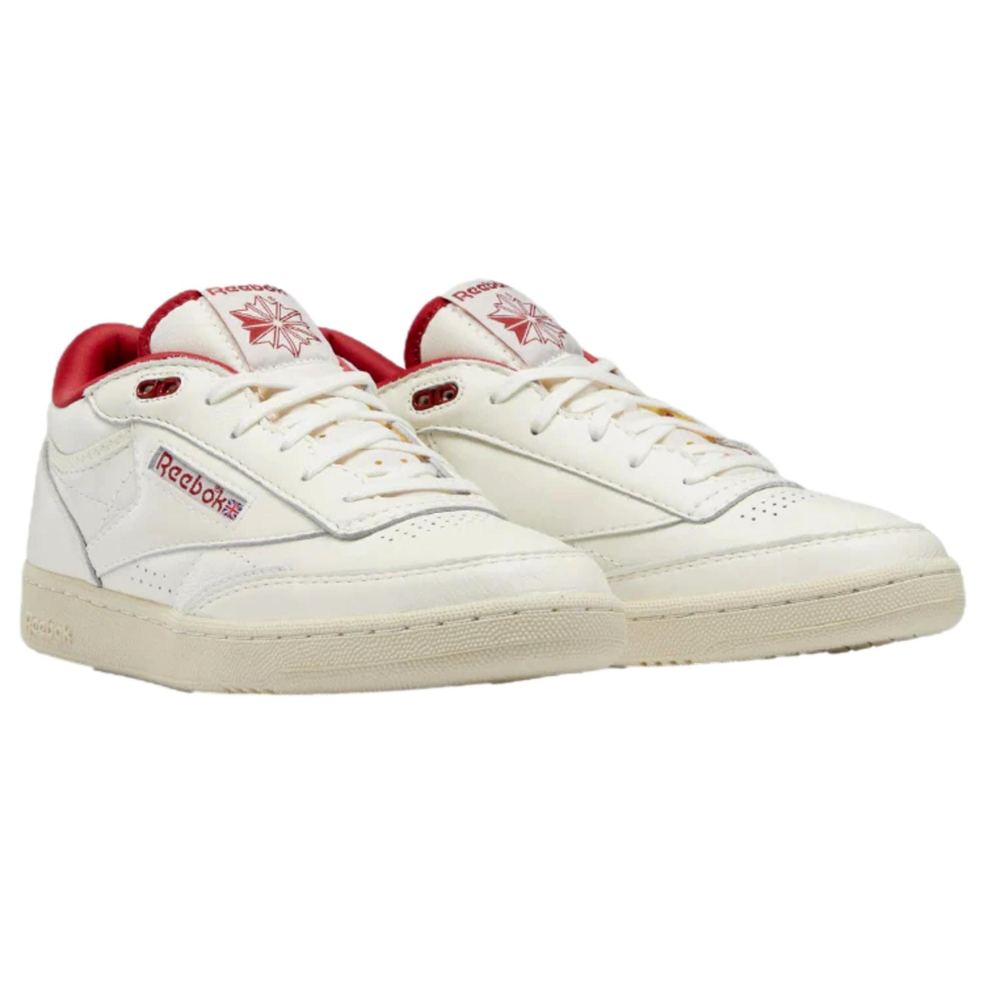 Reebok Club C Mid II Vintage Chalk / Alabaster / Flash Red GY9690 Size US 13 / EU 46 - 3 Thumbnail