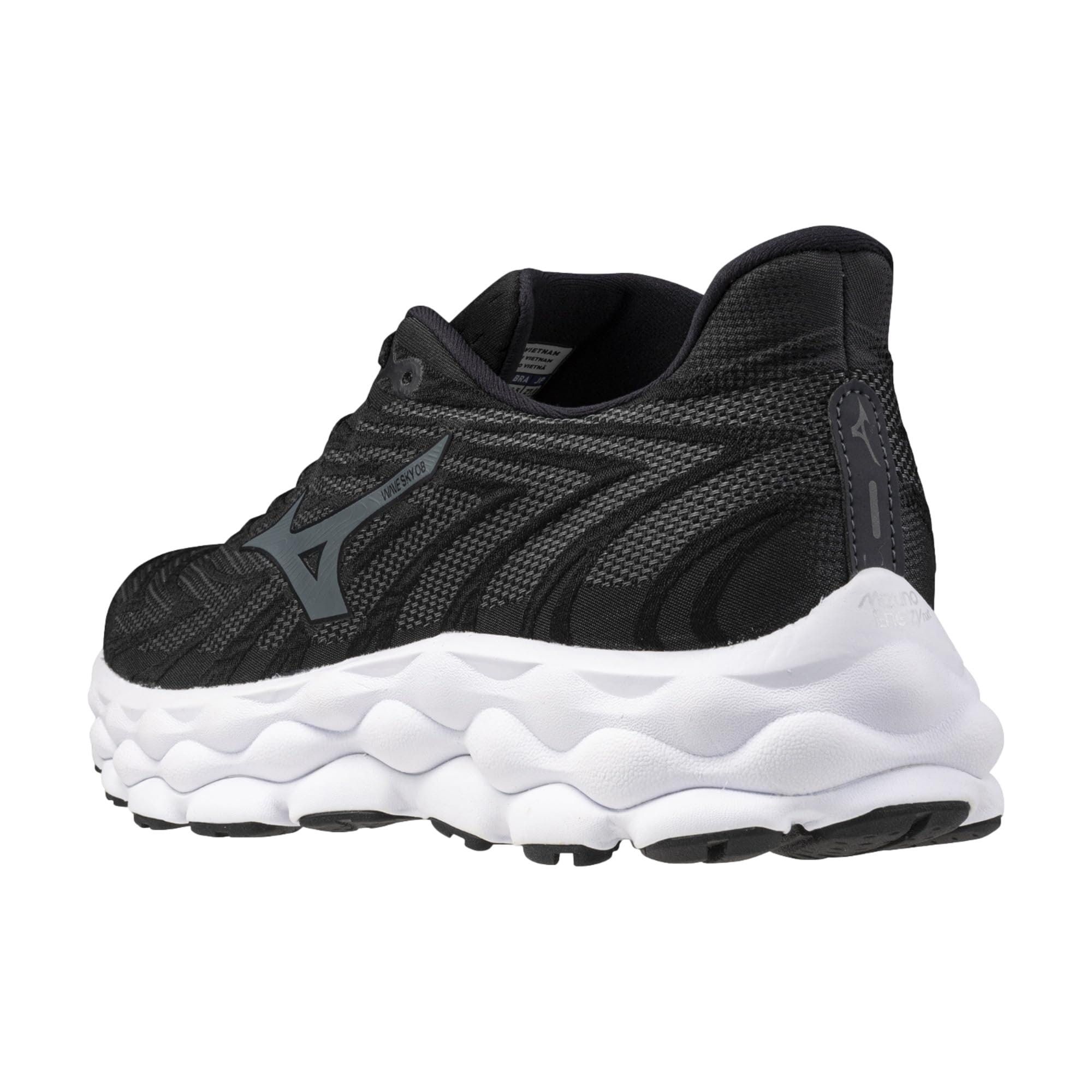 Mizuno Wave Sky 8 Black / Metallic Grey J1GC240202 Size US 14 / EU 47 - 4 Thumbnail
