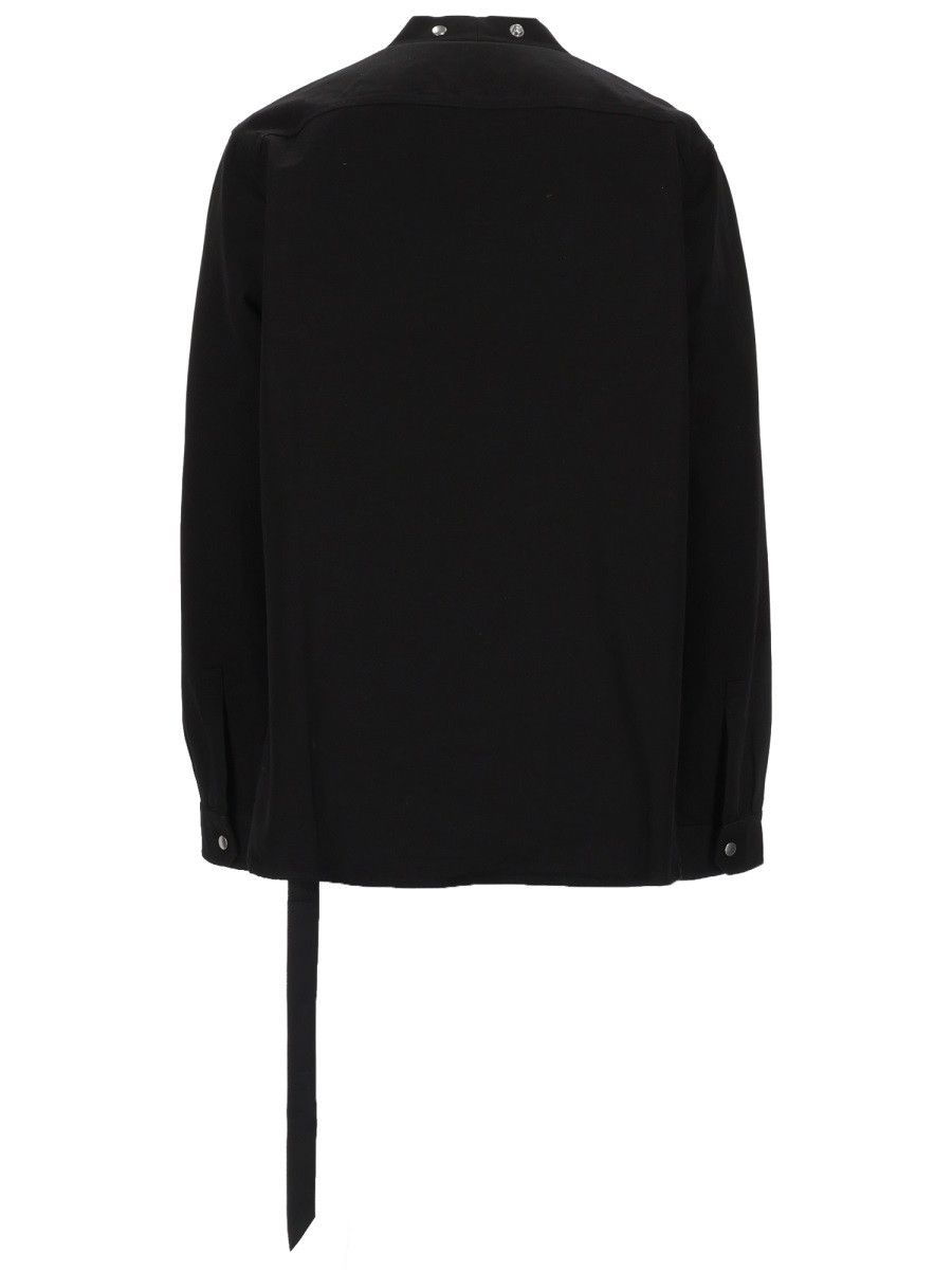 Rick Owens Drkshdw RICK OWENS DRKSHDW CAMICIA "LARRY" - BLACK Size US M / EU 48-50 / 2 - 3 Thumbnail