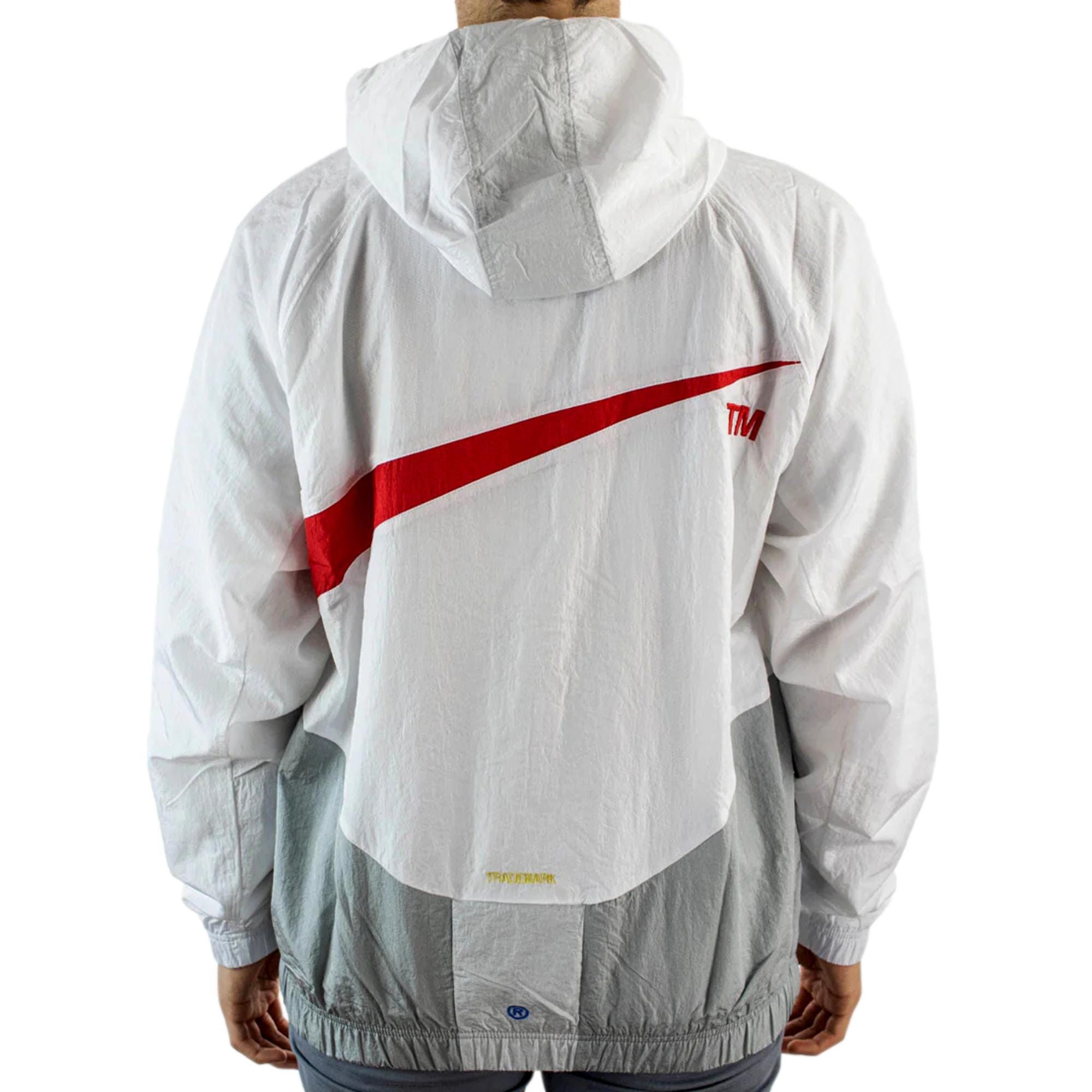 Nike Sportswear Swoosh Woven Lined Jacket White DD5967-100 Size US S / EU 44-46 / 1 - 3 Thumbnail