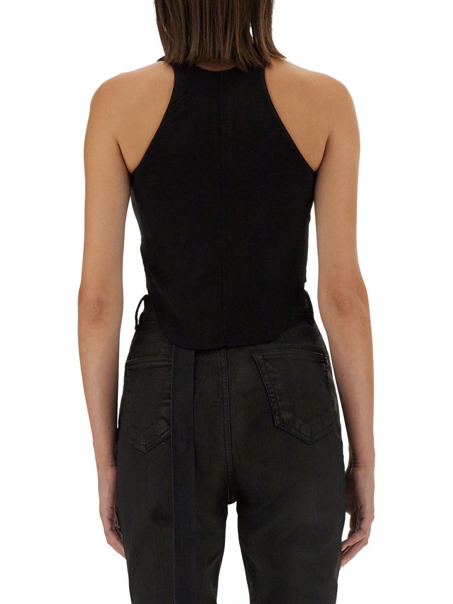 Rick Owens Drkshdw RICK OWENS DRKSHDW TANK TOP - BLACK Size M / US 6-8 / IT 42-44 - 3 Thumbnail
