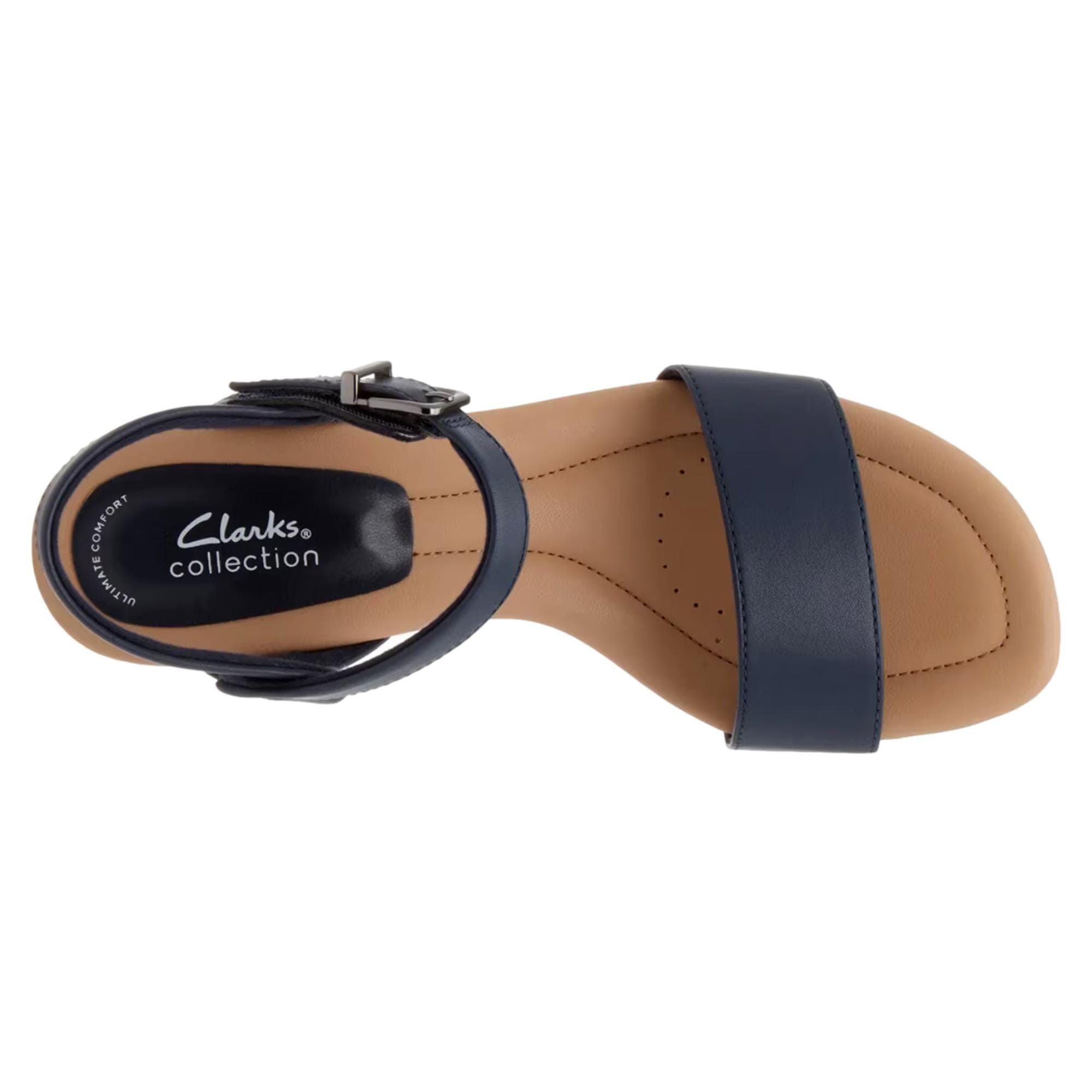 Clarks Desirae Rowan Sandal Navy 261785114025 Size US 5 / IT 35 - 2 Thumbnail