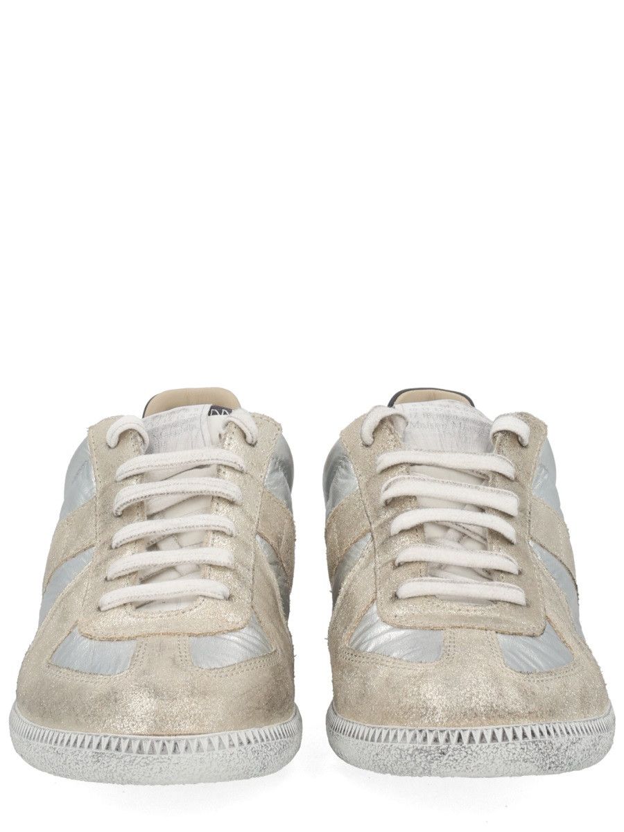 Maison Margiela MAISON MARGIELA "IRIDESCENT REPLICA" SNEAKER - SILVE (IT 36) Size US 6 / IT 36 - 3 Thumbnail