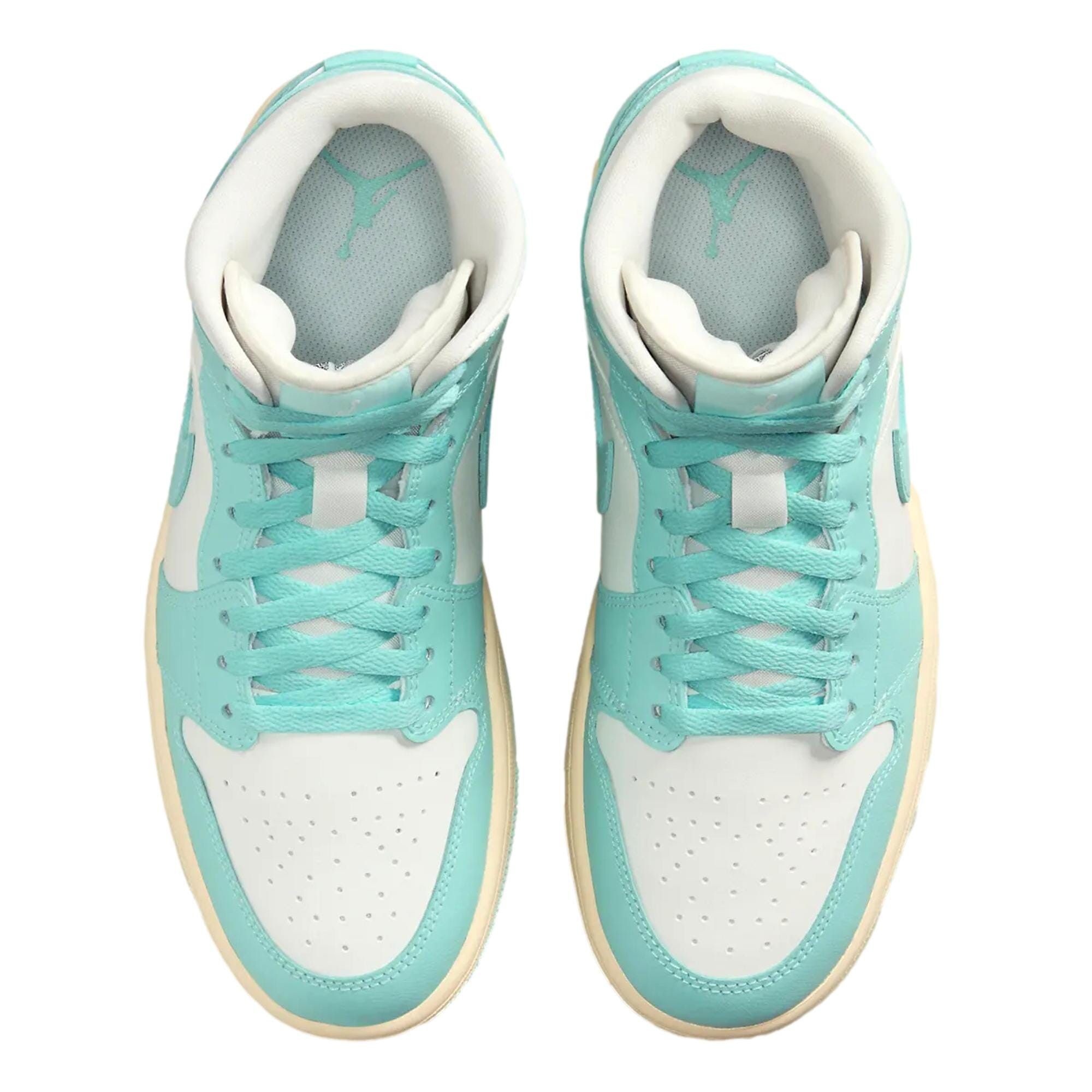 Nike Air Jordan 1 Mid Sail / Light Dew - Muslin BQ6472-132 Size US 5 / IT 35 - 3 Thumbnail