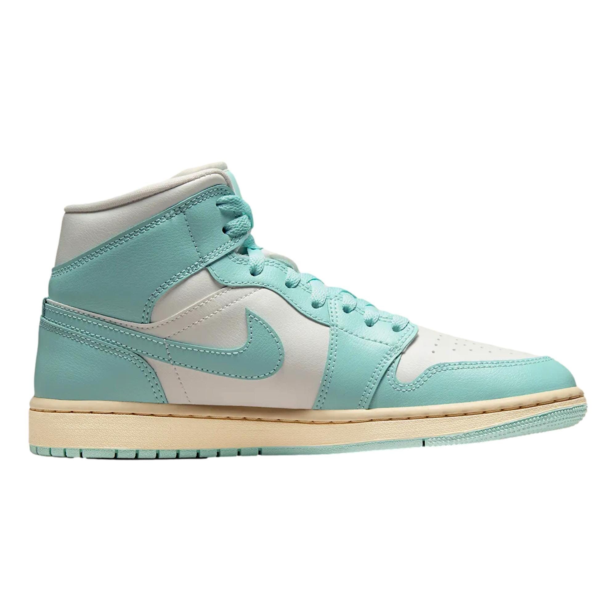 Nike Air Jordan 1 Mid Sail / Light Dew - Muslin BQ6472-132 Size US 5 / IT 35 - 2 Thumbnail