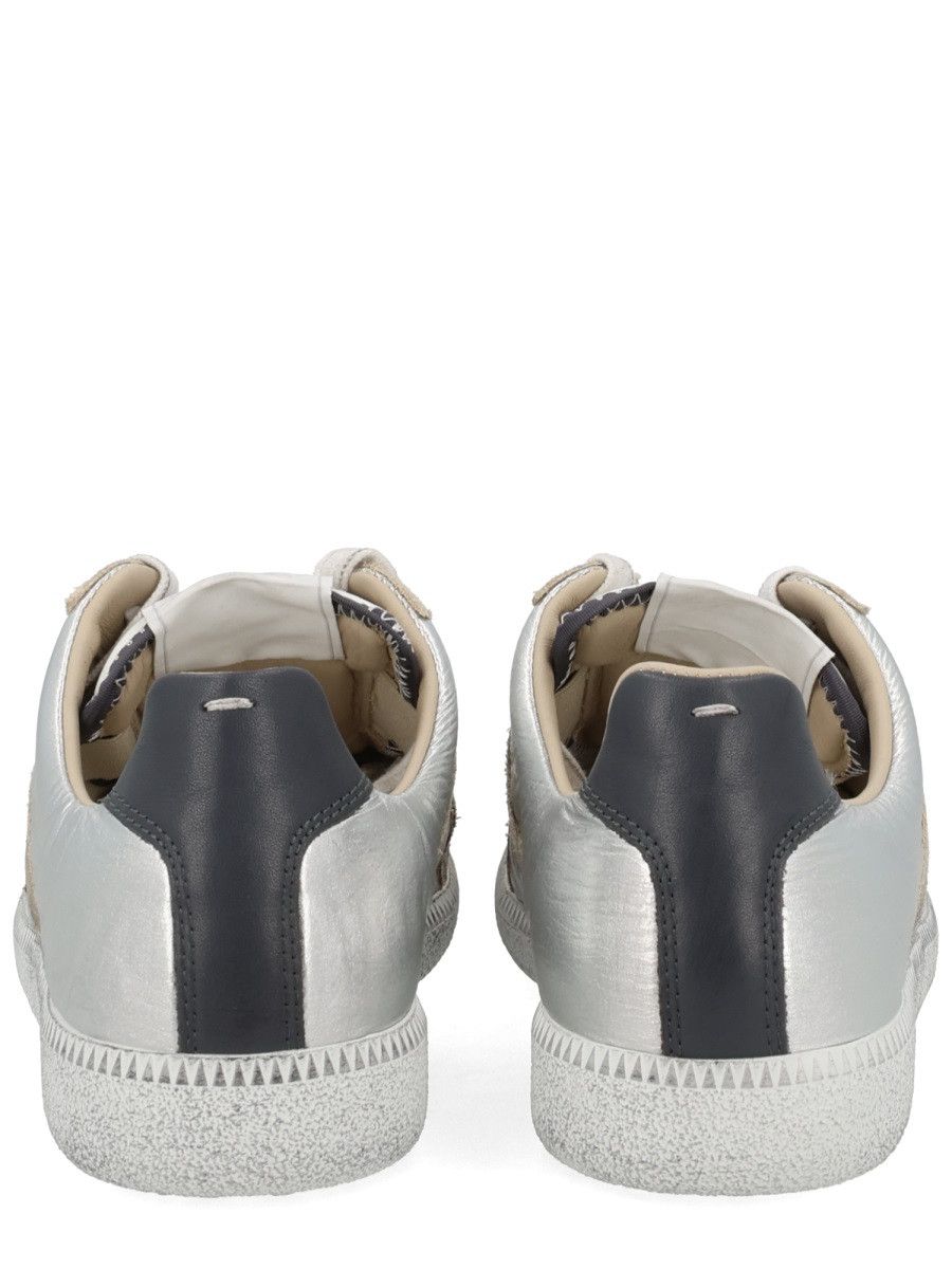 Maison Margiela MAISON MARGIELA "IRIDESCENT REPLICA" SNEAKER - SILVE (IT 40) Size US 10 / IT 40 - 4 Thumbnail