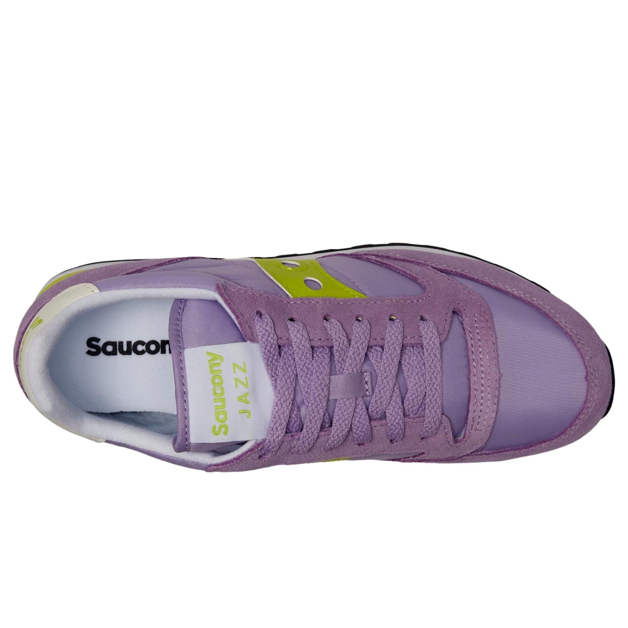 Saucony Jazz Original Violet / Lime S1044-671 Size US 5 / IT 35 - 2 Thumbnail