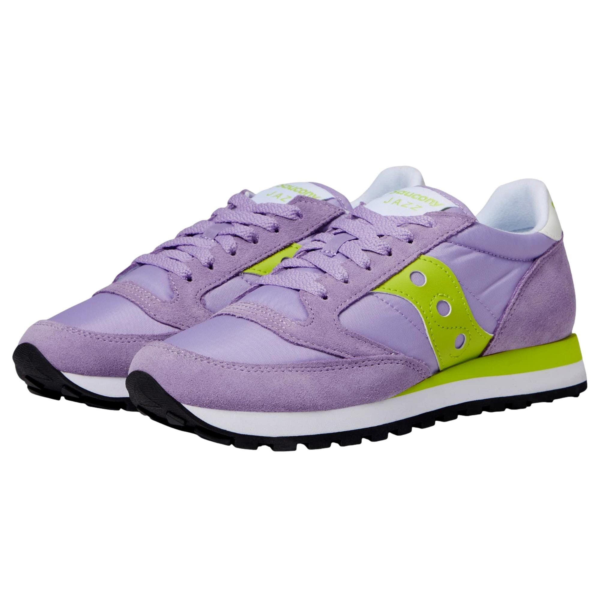 Saucony Jazz Original Violet / Lime S1044-671 Size US 5 / IT 35 - 4 Thumbnail