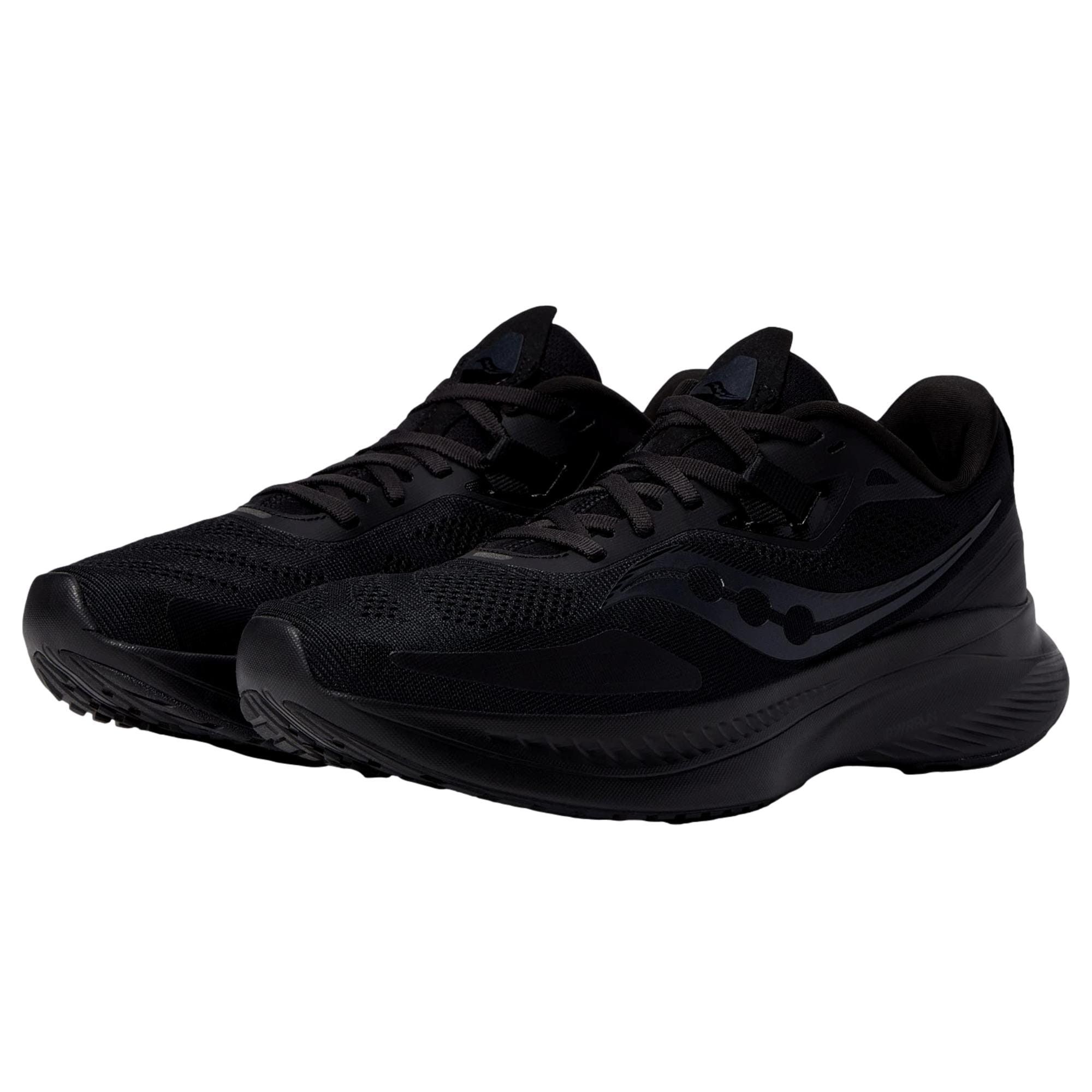 Saucony Guide 15 Triple Black S10684-14 Size US 5 / IT 35 - 4 Thumbnail