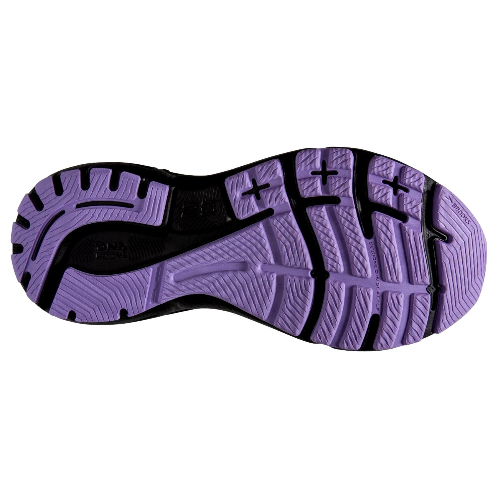 Brooks Adrenaline GTS 23 Grey / Black / Purple 120381 1B 039 Size US 5.5 / IT 35.5 - 3 Thumbnail