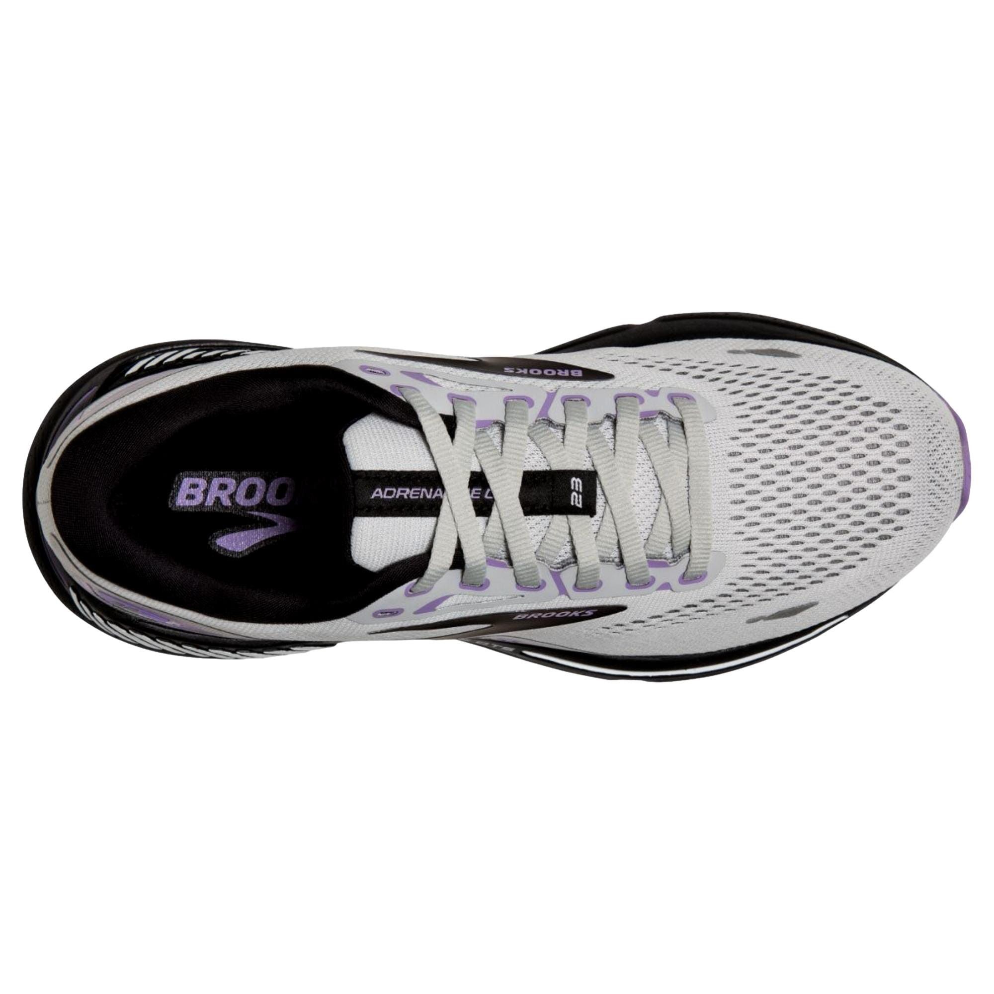 Brooks Adrenaline GTS 23 Grey / Black / Purple 120381 1B 039 Size US 5.5 / IT 35.5 - 2 Thumbnail