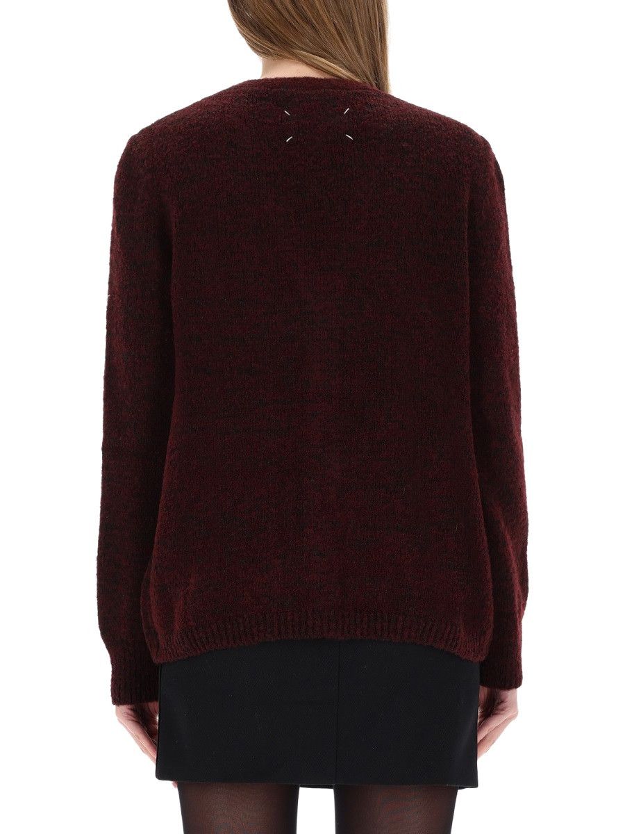 Maison Margiela MAISON MARGIELA WOOL CARDIGAN - BORDEAUX Size XL / US 12-14 / IT 48-50 - 3 Thumbnail