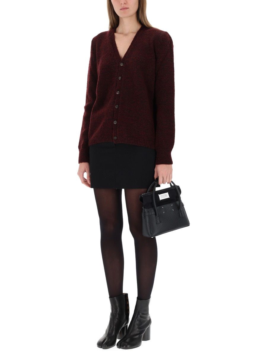 Maison Margiela MAISON MARGIELA WOOL CARDIGAN - BORDEAUX Size XL / US 12-14 / IT 48-50 - 2 Thumbnail