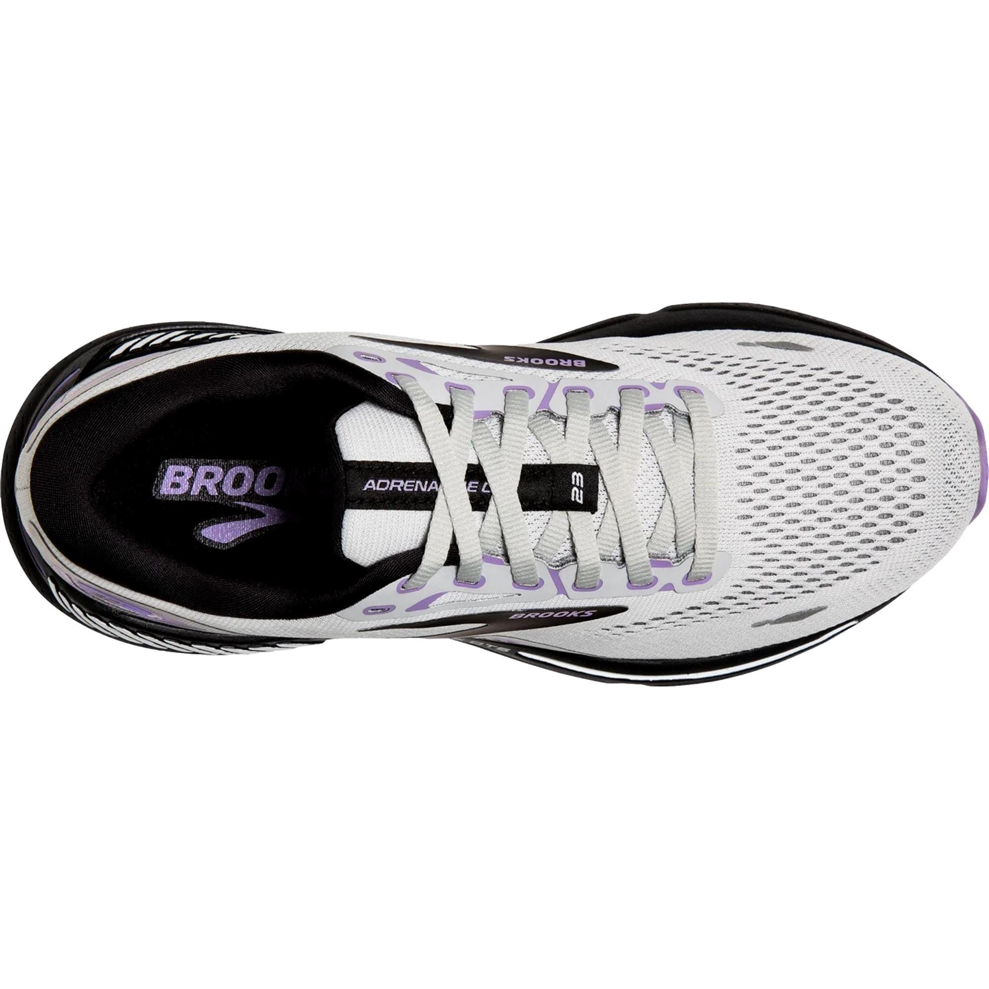 Brooks Adrenaline GTS 23 Grey / Black / Purple 120381 1D 039 Size US 6 / IT 36 - 2 Thumbnail