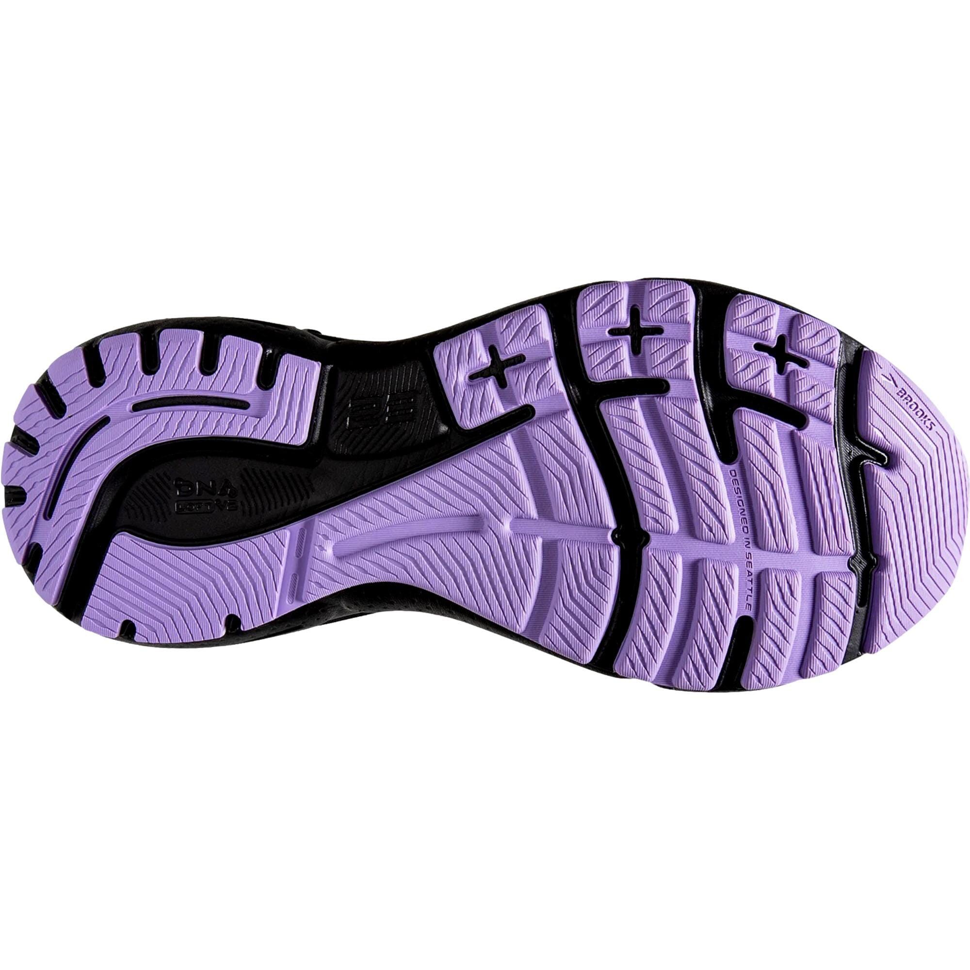 Brooks Adrenaline GTS 23 Grey / Black / Purple 120381 1D 039 Size US 6 / IT 36 - 4 Thumbnail