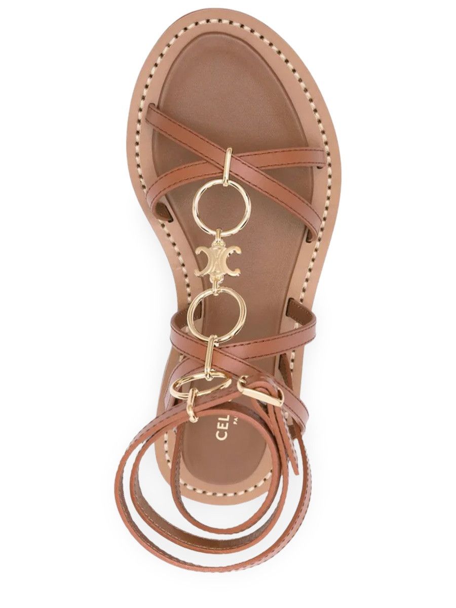 Celine CELINE SANDAL "LYMPIA" - BROWN (IT 40) Size US 10 / IT 40 - 3 Thumbnail