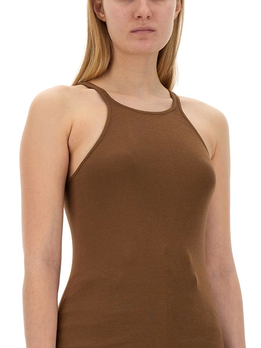 Rick Owens Drkshdw RICK OWENS DRKSHDW "RACER BACK" T-SHIRT - BROWN Size M / US 6-8 / IT 42-44 - 3 Thumbnail