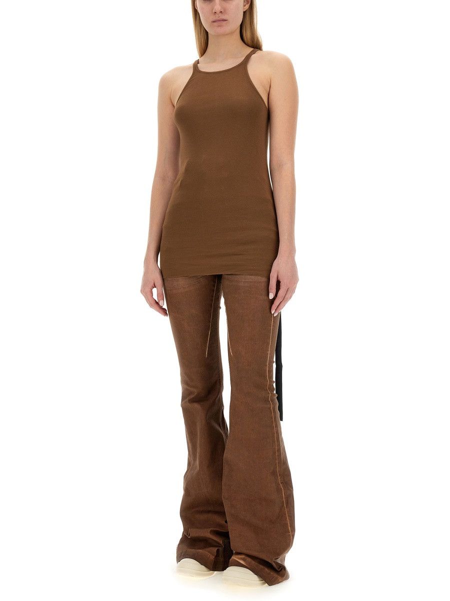 Rick Owens Drkshdw RICK OWENS DRKSHDW "RACER BACK" T-SHIRT - BROWN Size M / US 6-8 / IT 42-44 - 2 Thumbnail