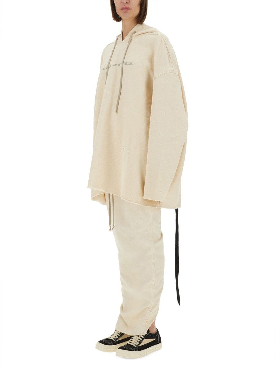 Rick Owens Drkshdw RICK OWENS DRKSHDW "PETER" SWEATSHIRT - IVORY Size S / US 4 / IT 40 - 2 Thumbnail