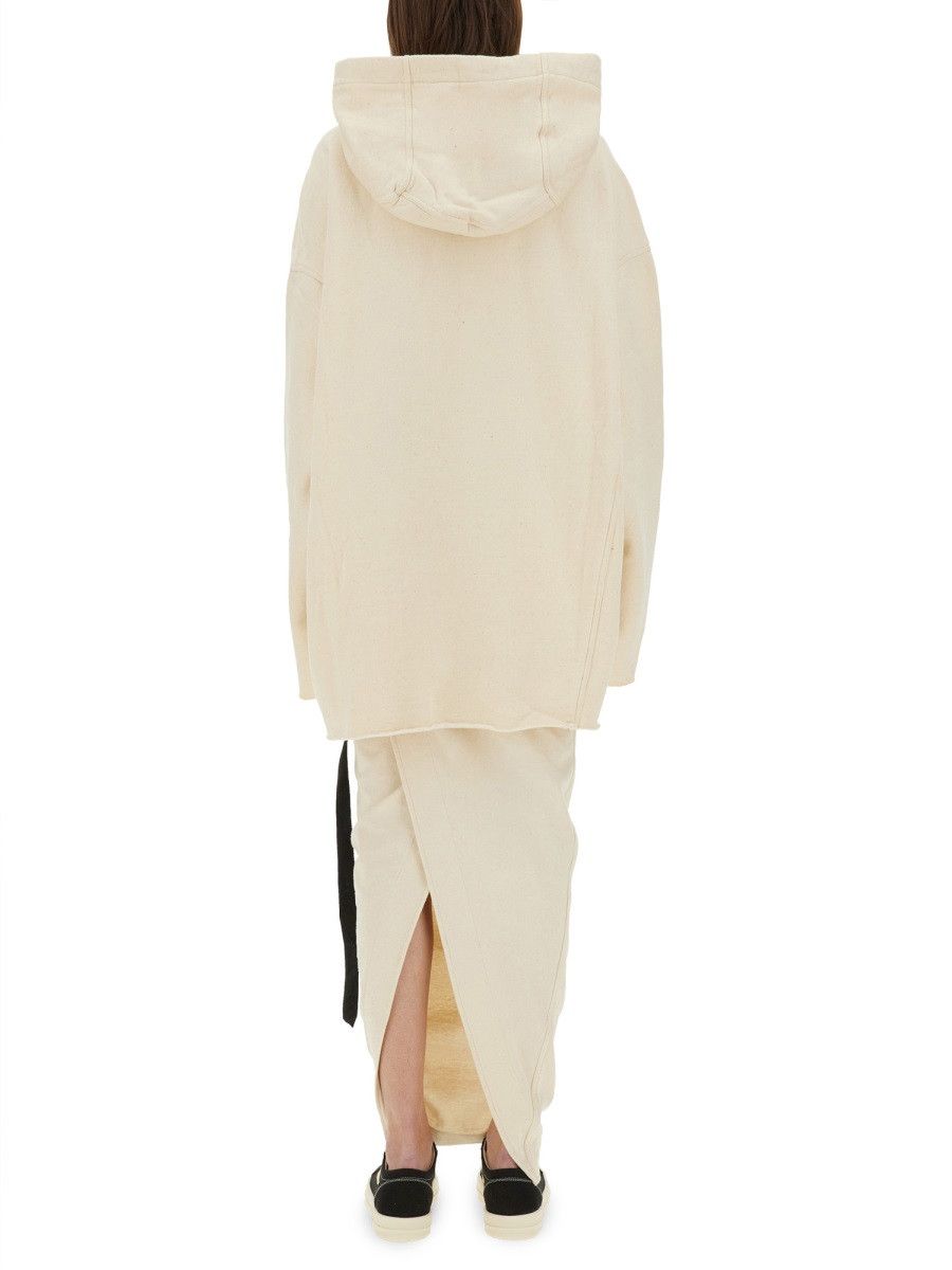 Rick Owens Drkshdw RICK OWENS DRKSHDW "PETER" SWEATSHIRT - IVORY Size S / US 4 / IT 40 - 3 Thumbnail