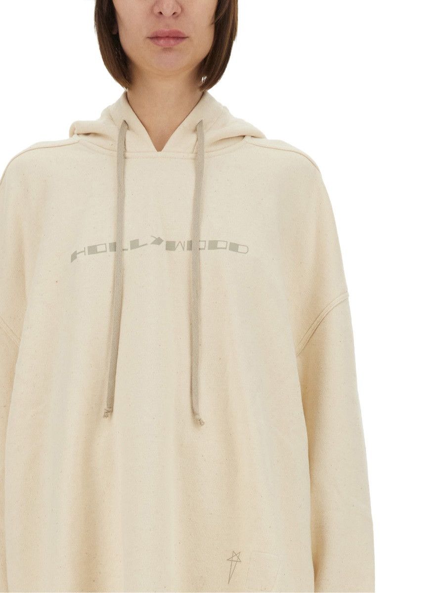 Rick Owens Drkshdw RICK OWENS DRKSHDW "PETER" SWEATSHIRT - IVORY Size S / US 4 / IT 40 - 4 Thumbnail
