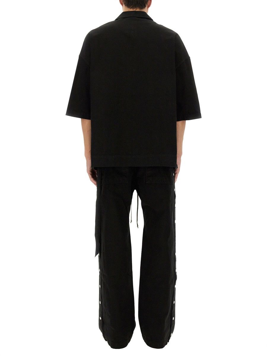 Rick Owens Drkshdw RICK OWENS DRKSHDW "MAGNUM TOMMY" SHIRT - BLACK Size US M / EU 48-50 / 2 - 3 Thumbnail