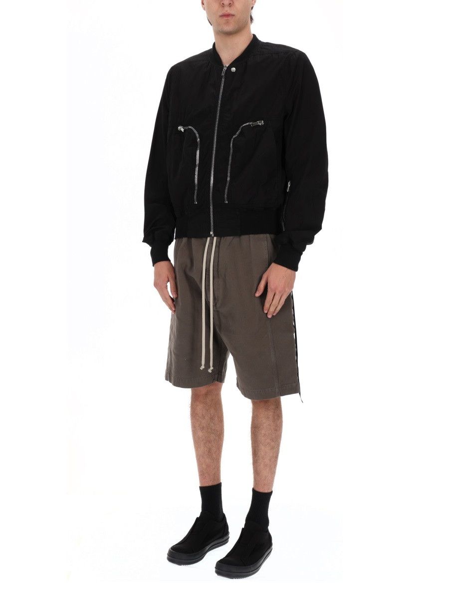 Rick Owens Drkshdw RICK OWENS DRKSHDW GIACCA BOMBER "BAUHAUS FLIGHT" - BLACK Size US L / EU 52-54 / 3 - 2 Thumbnail