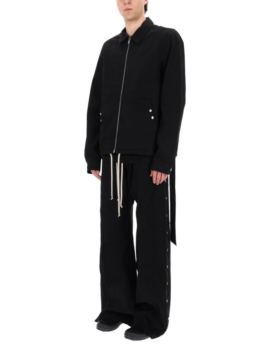 Rick Owens Drkshdw RICK OWENS DRKSHDW PANTALONE "WIDE PUSHER" - BLACK Size US 32 / EU 48 - 2 Thumbnail