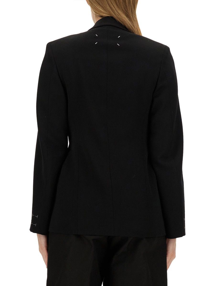 Maison Margiela MAISON MARGIELA DOUBLE-BREASTED JACKET - BLACK (IT 44) Size M / US 6-8 / IT 42-44 - 3 Thumbnail