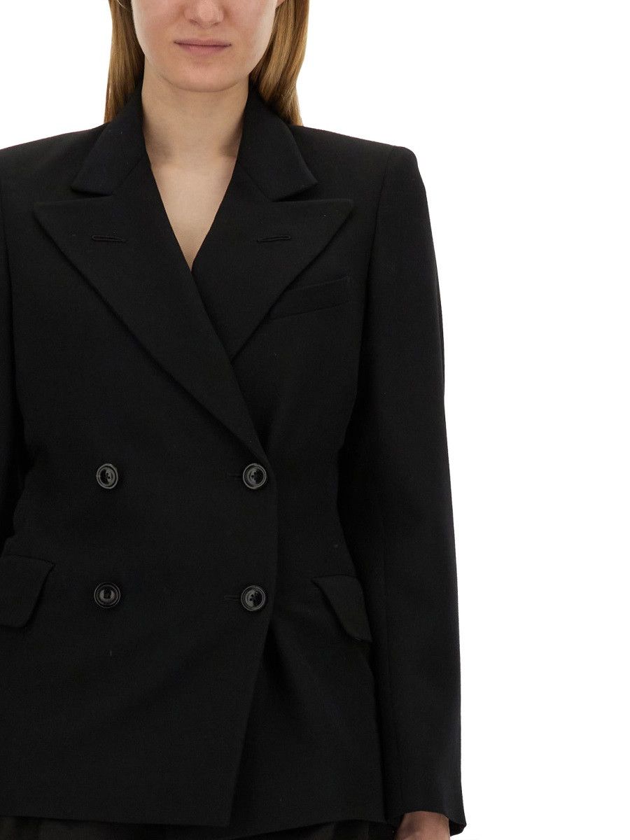 Maison Margiela MAISON MARGIELA DOUBLE-BREASTED JACKET - BLACK (IT 44) Size M / US 6-8 / IT 42-44 - 4 Thumbnail