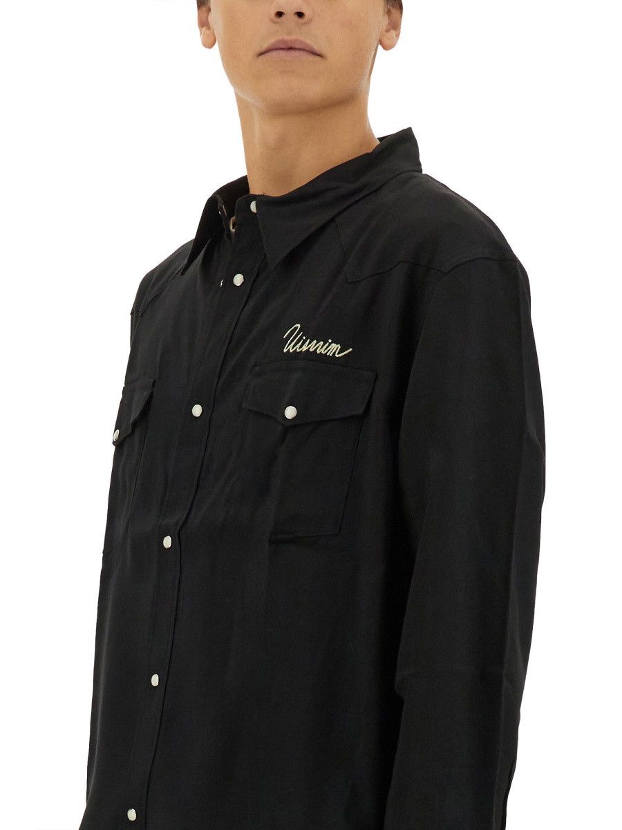 Visvim VISVIM SHIRT WITH LOGO - BLACK (NUMERIC 3) Size US L / EU 52-54 / 3 - 4 Thumbnail