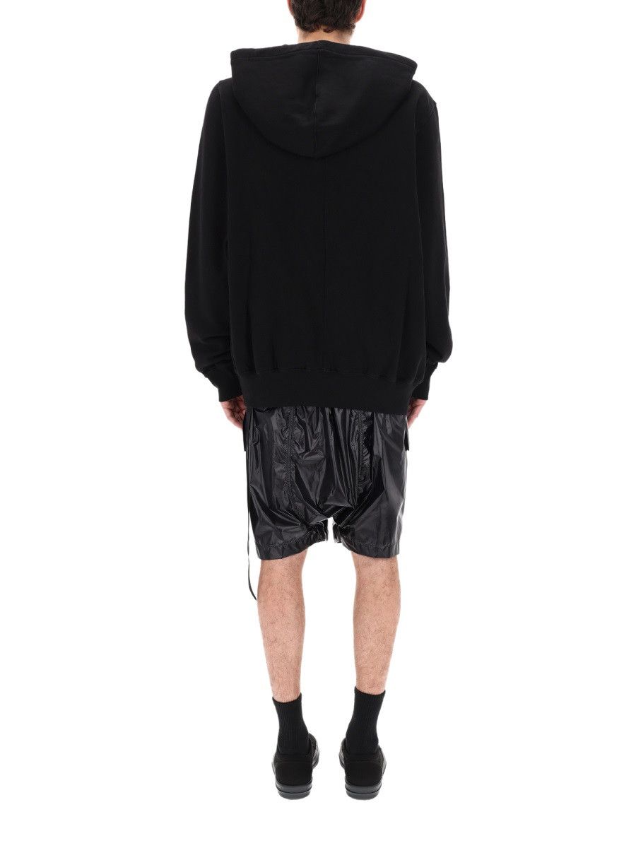 Rick Owens Drkshdw RICK OWENS DRKSHDW FELPA CON CAPPUCCIO OVERSIZE - BLACK Size US L / EU 52-54 / 3 - 4 Thumbnail