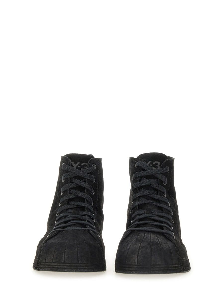 Y-3 Y-3 "NIZZASTAR HI" SNEAKER - BLACK (UK_SHOE 6) Size US 7 / EU 40 - 4 Thumbnail