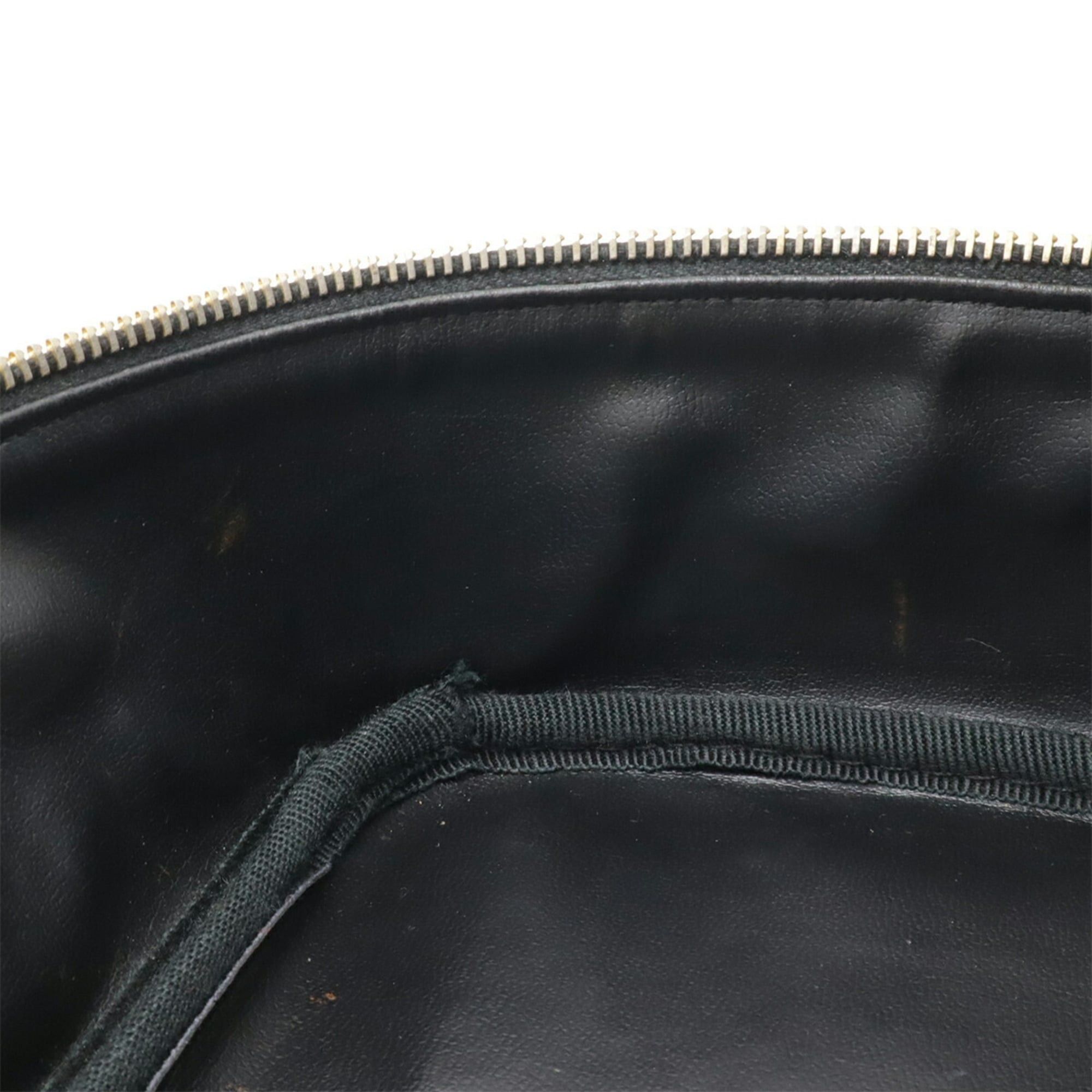 Chanel CHANEL Coco Mark Vanity Bag, Handbag, Pouch, Caviar Leather, Black, A01997 Size ONE SIZE - 7 Thumbnail