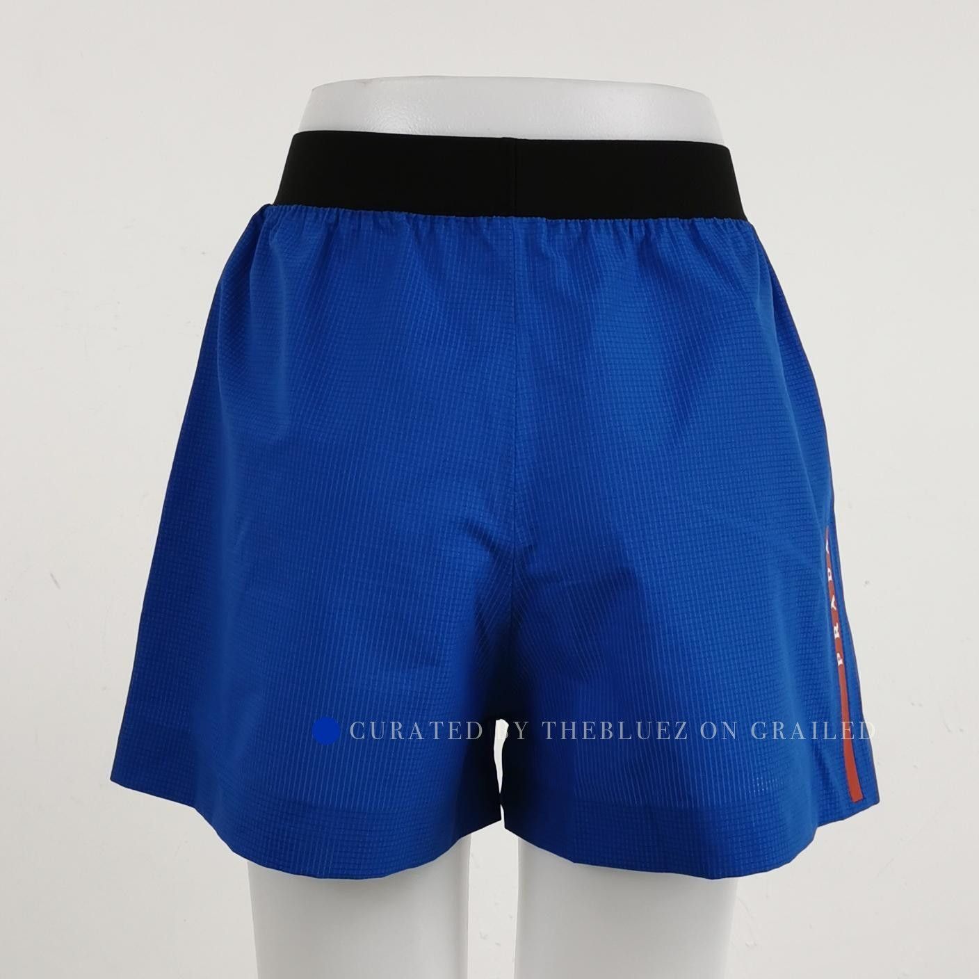 Prada Stylish Blue Logo Shorts in Size 28 Size US 28 / EU 44 - 2 Thumbnail
