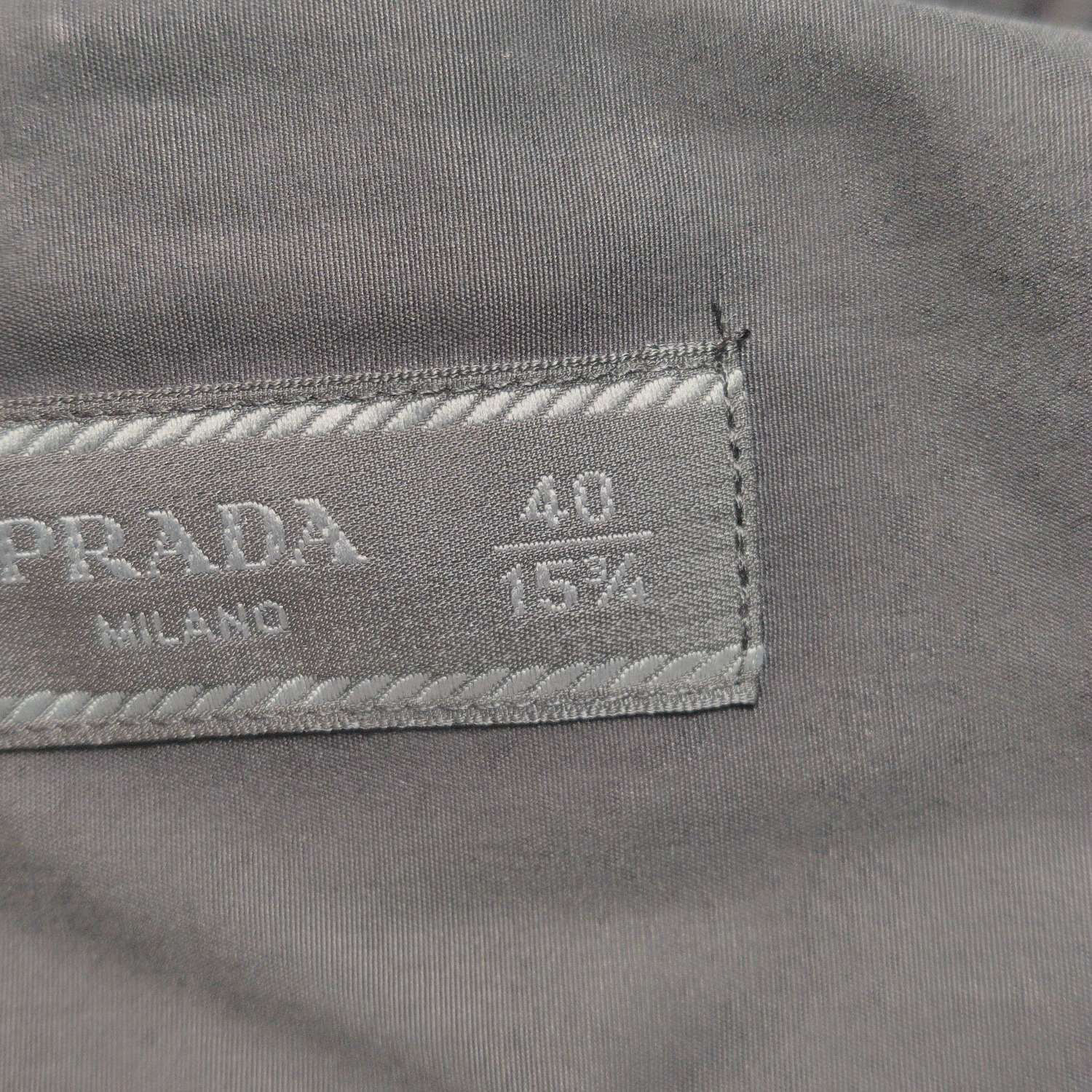 Prada Black Sequined Collar Shirt in Size M Size US M / EU 48-50 / 2 - 6 Thumbnail