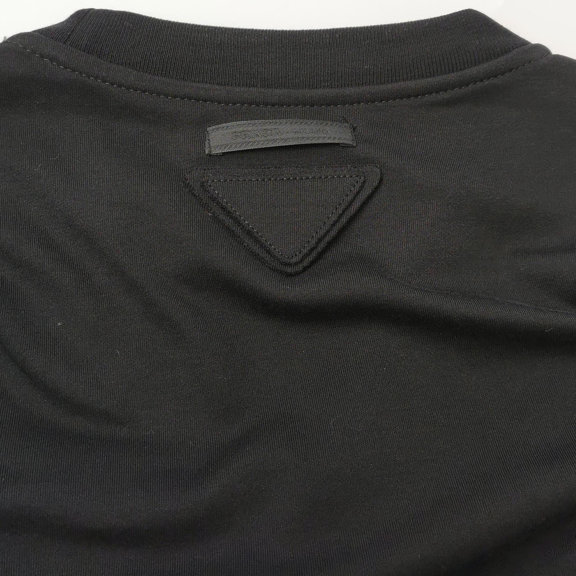 Prada Black Crew Neck Pocket T-Shirt in XS Size US XS / EU 42 / 0 - 3 Thumbnail