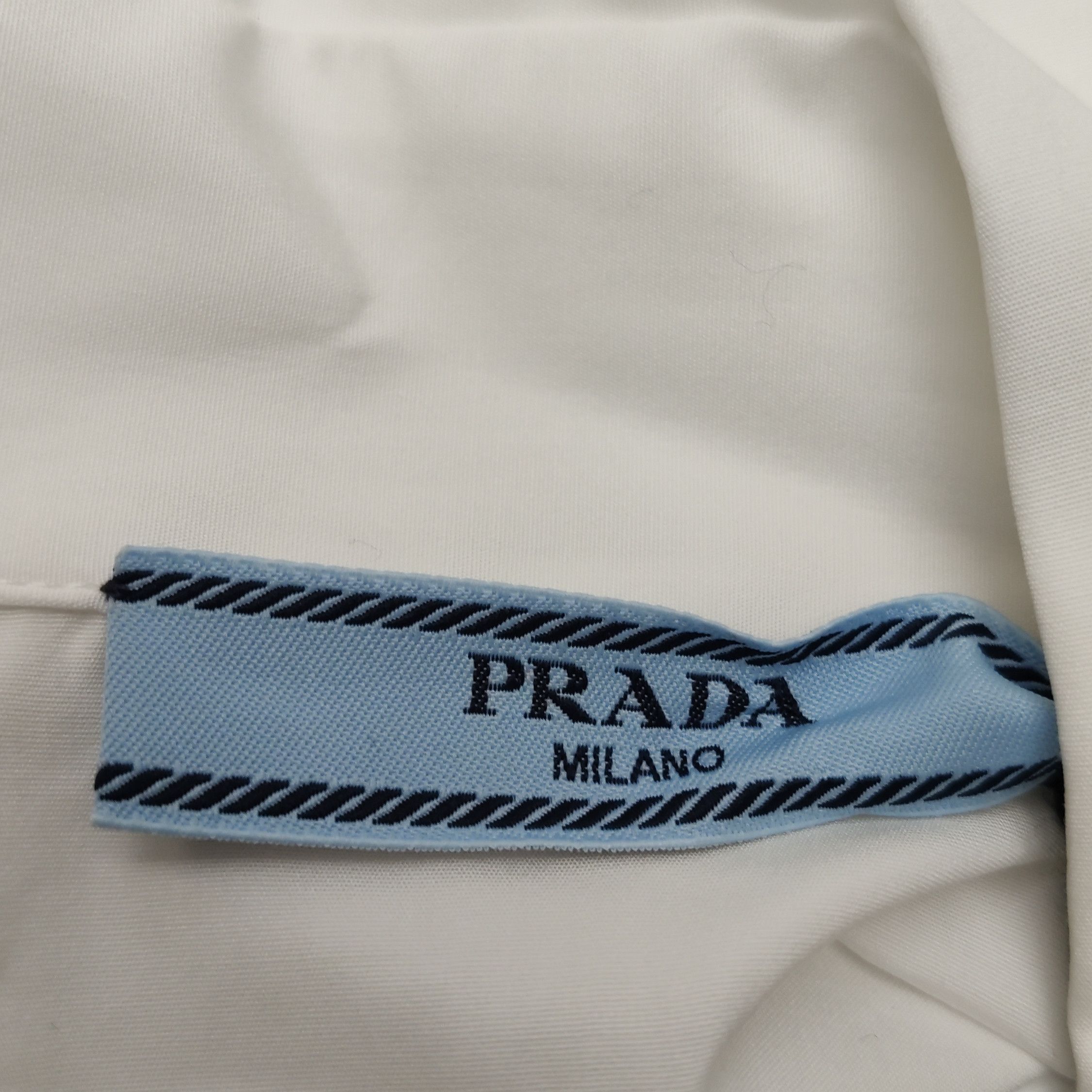 Prada Classic Popeline Button Up Shirt in White Size US M / EU 48-50 / 2 - 5 Thumbnail