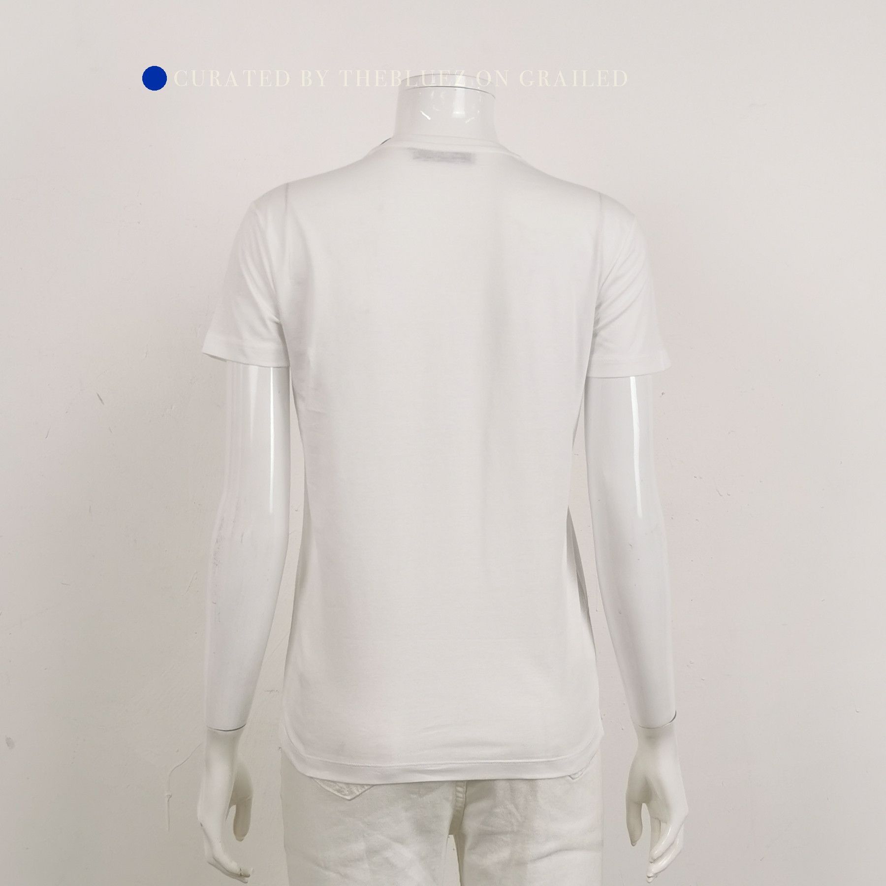 Prada Crisp White Cotton Tee in Size S Size US S / EU 44-46 / 1 - 2 Thumbnail