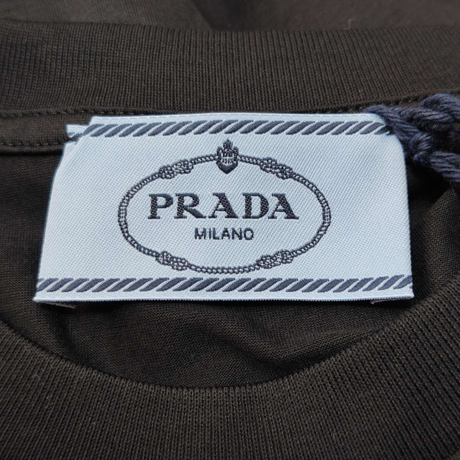 Prada Classic Black Short Sleeve T-Shirt Size US XS / EU 42 / 0 - 4 Thumbnail