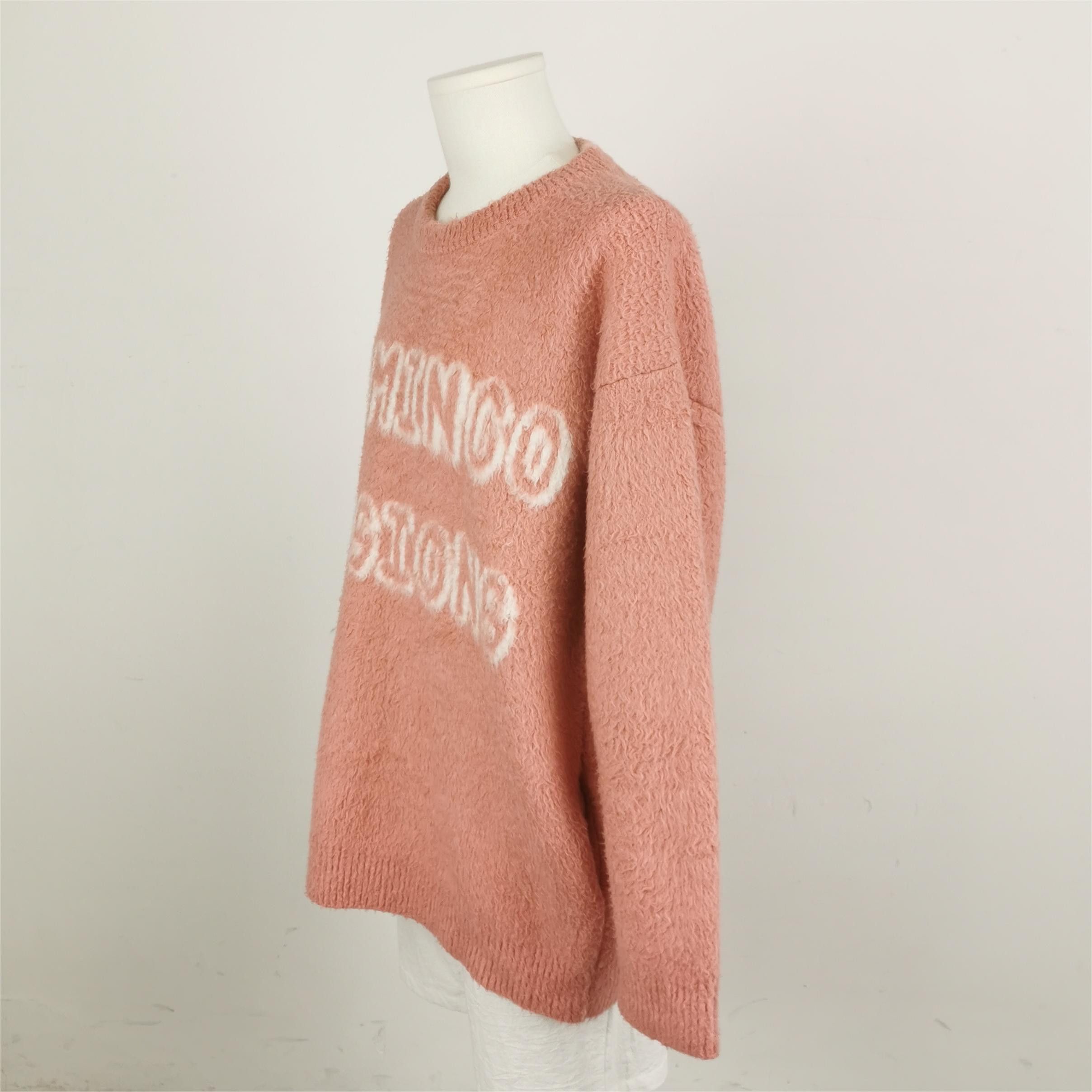 Celine Flamingo Pink Logo Sweater Size US M / EU 48-50 / 2 - 2 Thumbnail