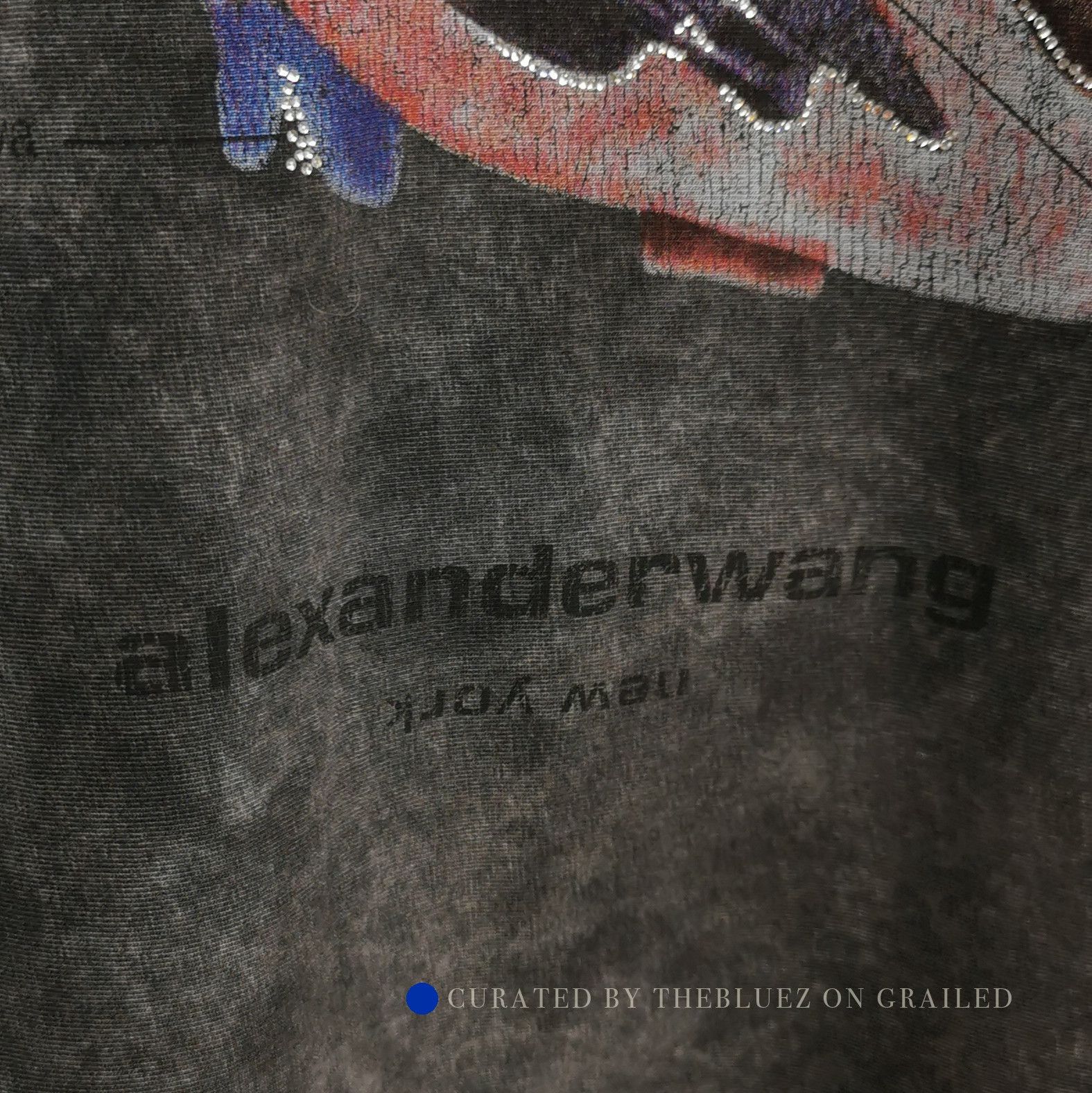 Alexander Wang Heartbreaker Graphic T-Shirt in Black Size US XS / EU 42 / 0 - 3 Thumbnail