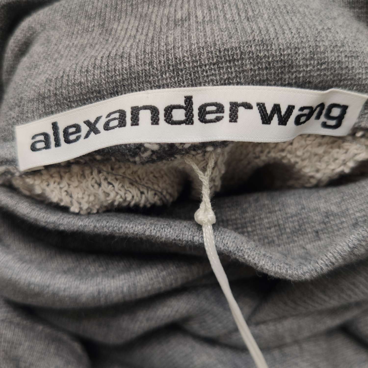 Alexander Wang Apple Puff Logo Hoodie in Gray Size US XS / EU 42 / 0 - 5 Thumbnail