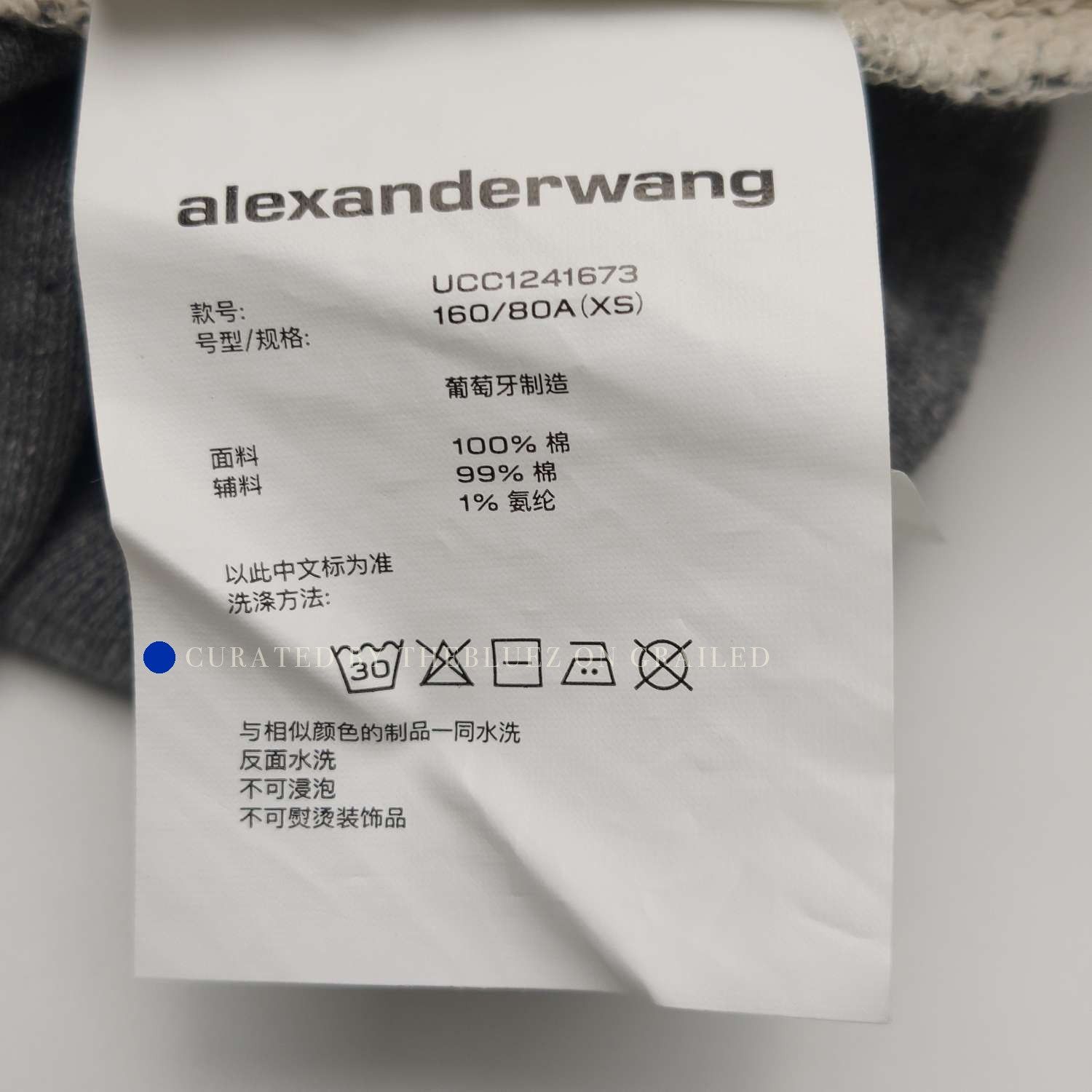 Alexander Wang Apple Puff Logo Hoodie in Gray Size US XS / EU 42 / 0 - 8 Thumbnail
