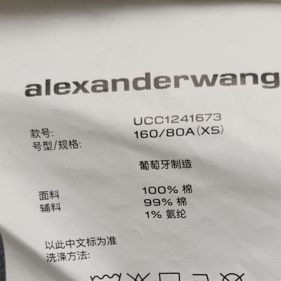 Alexander Wang Apple Puff Logo Hoodie in Gray Size US XS / EU 42 / 0 - 7 Thumbnail