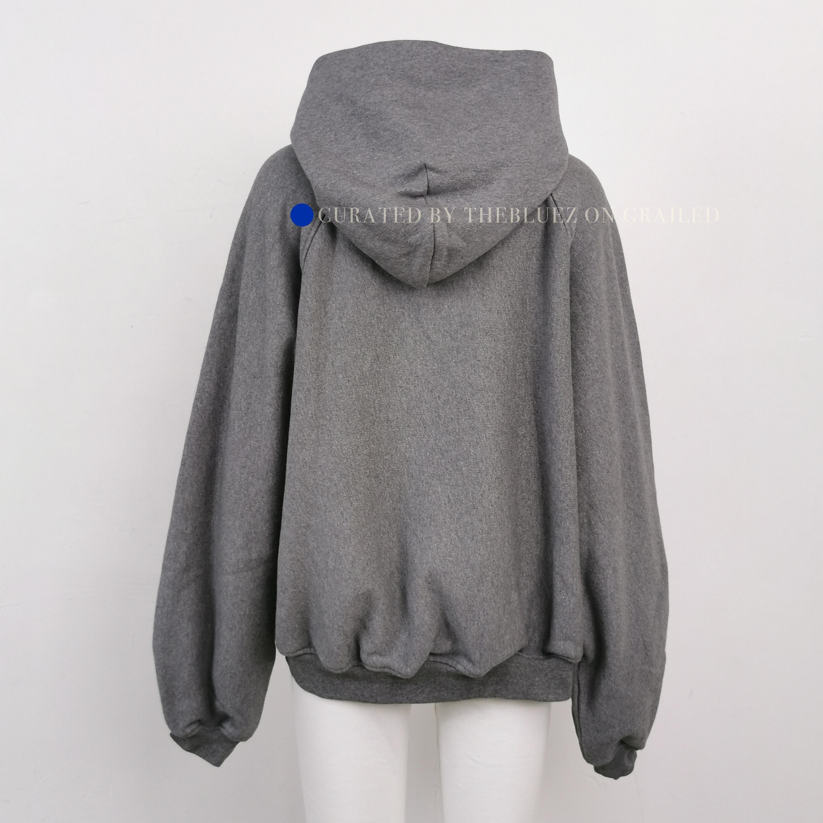Alexander Wang Apple Puff Logo Hoodie in Gray Size US XS / EU 42 / 0 - 2 Thumbnail