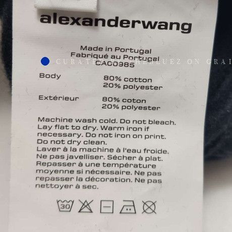 Alexander Wang Black Sweatpants in Excellent Condition Size US 28 / EU 44 - 7 Thumbnail