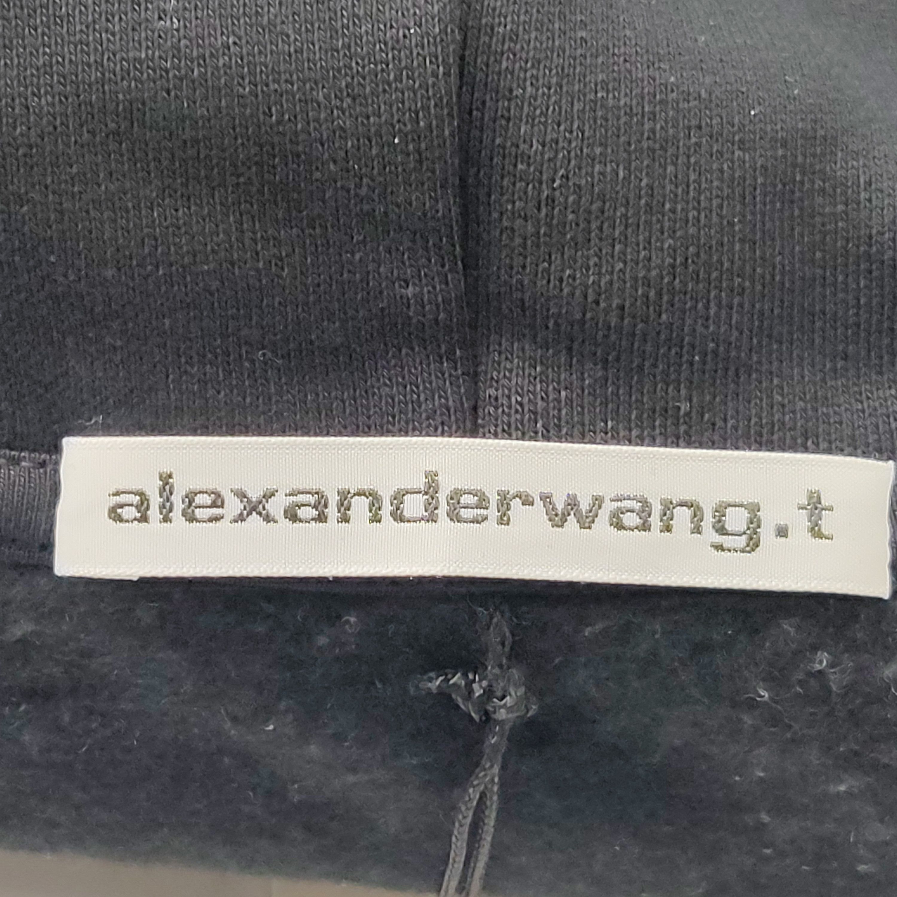 Alexander Wang Embossed Logo Hoodie in Black Size M Size US M / EU 48-50 / 2 - 5 Thumbnail